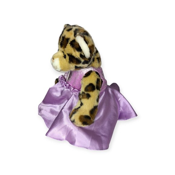 Build-A-Bear BAB World Wildlife Fund (WWF) Cheetah/Leopard Plush 10" w/Dress - Picture 4 of 11